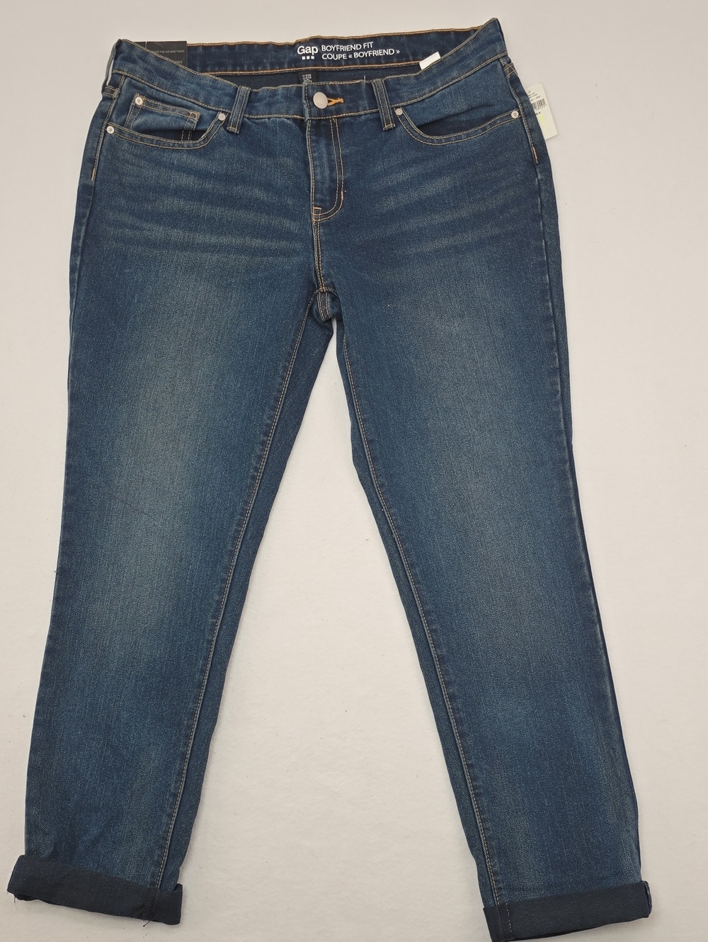 GAP Women's Boyfriend Jeans - Dark Indigo